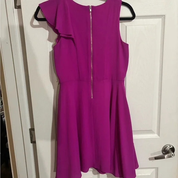 GB Girls Vibrant Pink Asymmetrical Dress - Picture 2 of 3